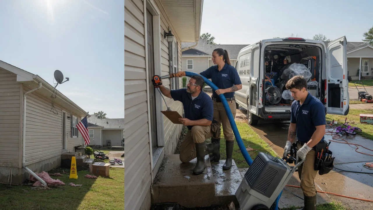 Ceiling Water Damage Restoration in Elizabeth, PA near me